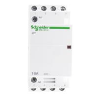 a9c22814 Schneider Electric Acti 9 iCT Contactor, 4NO, 16 A, 1.6 W, 220 → 240 V ac Coil