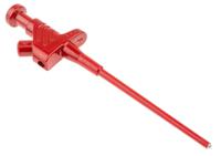 930113101 Hirschmann Test & Measurement Red Grabber Clip with Pincers, 4A, 60V dc, 4mm Socket