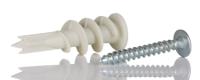 177-6985 RS PRO White Nylon Plasterboard Fixings