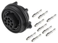 px0727s Bulgin Circular Connector, 9 Contacts, Panel, Standard Connector, Socket, Female, IP68, Standard Buccaneer Series