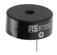 617-3069 RS PRO 95dB Through Hole Continuous Internal Piezo Buzzer, 23.5 x 9.5mm, 3V dc Min, 20V dc Max