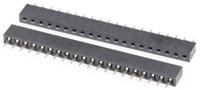 m22-7132042 HARWIN Straight Through Hole Mount PCB Socket, 20-Contact, 1-Row, 2mm Pitch, Solder Termination