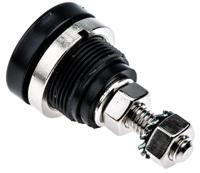 140007 Staubli Green/Yellow Female Test Socket, 6 mm Connector, Nickel Plating