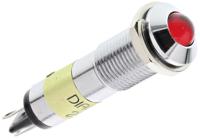 609-1112-140f Dialight Red Panel Mount Indicator, 24V dc, 9mm Mounting Hole Size, Solder Tab Termination