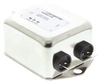 fn2060-1-06 Schaffner, FN2060 1A 250 V ac/dc 400Hz, Chassis Mount EMI Filter, Fast-On, Single Phase