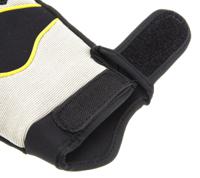mt310 Polyco Healthline Black Leather, Nylon, Spandex Work Gloves, Size 10, Uncoated Coating