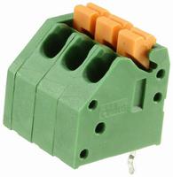 1-2834011-3 TE Connectivity PCB Terminal Strip, 3-Contact, 3.5mm Pitch, Through Hole Mount, 1-Row, Solder Termination
