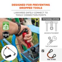 19052 Ergodyne L/XL Elastic, Polyester Tool Lanyard Lanyard, 0.9kg Capacity