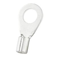 270-7475 RS PRO Uninsulated Crimp Ring Terminal, M4 Stud Size, 0.5mm² to 1.5mm² Wire Size, Silver
