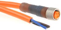 11294-rkmv-3-062-m Lumberg Automation Female 3 way M8 to Unterminated Free End Sensor Actuator Cable, 2 m