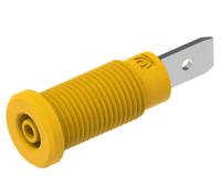 228-2-i-j Electro PJP Yellow Female Banana Socket, Plug In Termination, 10A, 600V