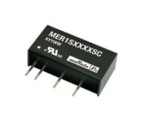 mer1s1515sc Murata Power Solutions MER1 DC-DC Converter, 15V dc/ 67mA Output, 13.5 → 16.5 V dc Input, 1W, Through Hole,