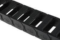 200050750 Igus 200, e-chain Black Cable Chain - Flexible Slot, W73 mm x D35mm, L1m, 75 mm Min. Bend Radius, Igumid G