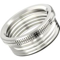 52104210 Lapp Cable Gland Adaptor, M20 Exterior Thread, PG9 Interior Thread, Nickel Plated Brass, SKINDICHT Series
