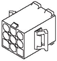 19-09-2069 Molex, STANDARD .093" Male Connector Housing, 6.7mm Pitch, 6 Way, 2 Row