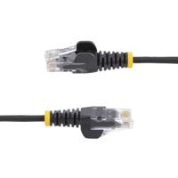 n6pat50cmbks StarTech.com, 0.5m Cat6, Black RJ45 to Male RJ45 Male, U/UTP Unshielded, Terminated PVC Sheath