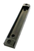 rwx1510nj Viso Black Polypropylene, Steel Wall Mount Barrier, 15m, Black/Yellow Tape