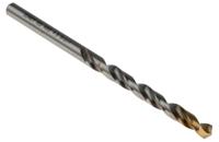 a00249 Dormer A002 Series HSS-TiN Twist Drill Bit for Steel, 4.9mm Diameter, 86 mm Overall