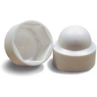 701101 Guitel Hervieu, White PP Hex Nut, M6