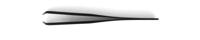15arwcne0 ideal-tek 115 mm, Carbon Steel, Flat; Rounded, ESD Tweezers