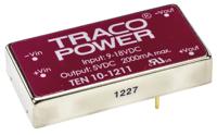 ten-10-1211 TRACOPOWER TEN 10 DC-DC Converter, 5V dc/ 2A Output, 9 → 18 V dc Input, 10W, Through Hole, +85°C Max Temp -40°C