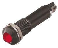 609-1122-140f Dialight Red Indicator, 24V dc, 9mm Mounting Hole Size, Solder Tab Termination