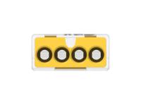 2388553-4 TE Connectivity, 2388553 Closed End Connector, Yellow, Insulated, Copper 12 → 22 AWG