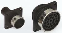 utg0103pvde Souriau Sunbank by Eaton Circular Connector, 3 Contacts, Flange, Standard Connector, Plug, Male, IP65, UTG Series