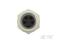 t4033014041-000 TE Connectivity Circular Connector, 4 Contacts, Front, M8 Connector, Socket, Female, IP67, M8 Series