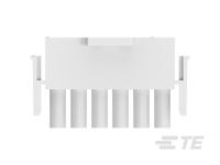 640585-1 TE Connectivity, Universal MATE-N-LOK Male PCB Connector Housing, 6.35mm Pitch, 6 Way, 1 Row