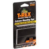 286252 T-REX , Mounting Tapes Black Adhesive Foam Tape, 76.20mm x 25.40mm, 0.42in Thick