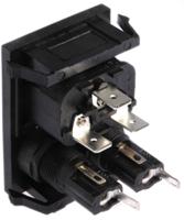 bzv03z000004 Bulgin C14 Snap-In IEC Connector Male, 10A, 250 V, Fuse Size 5 x 20mm