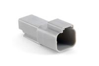 at04-2p-rd01 Amphenol Industrial, AT Automotive Connector Socket Grey Cable Mount 2 Way, Crimp Termination AT04-2P-RD01