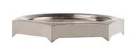 52103240 Lapp Silver Nickel Plated Brass Cable Gland Locknut, PG16 Thread