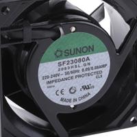 sf23080a2083hslgn Sunon SF Series Axial Fan, 230 V ac, AC Operation, 39.1m³/h, 16W, 80mA Max, 80 x 80 x 38mm
