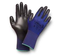 bluestar11 Lebon Protection BLUESTAR Black, Blue Polyamide Work Gloves, Size 11, Polyurethane Coating