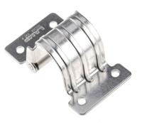 70-7-3623 Pinet Polished Stainless Steel Concealed Hinge, Screw Fixing, 40mm x 67mm x 29.5mm