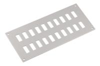 762-1165 RS PRO Miniature Thermocouple Panel for Use with Up To 20 Fascia Sockets, RoHS Standard