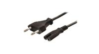 rnd-465-00966 1-Avel Mains 0.75 mm² 2 Core Power Cable, Black Polyvinyl Chloride PVC, 300mm
