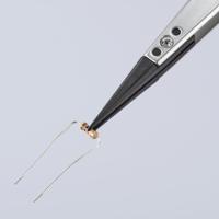 92-81-05 Knipex 130 mm, Stainless Steel, Carbon Fibre Reinforced Plastic, Smooth, ESD Tweezer