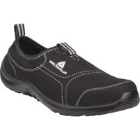 miamispno48 Delta Plus Unisex Black Stainless Steel Toe Capped Safety Shoes, UK 13, EU 48