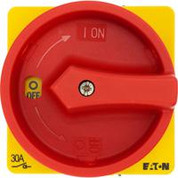110198-p1-32esvb Eaton 3 Pole Flush Mount Isolator Switch - 32A Maximum Current, 15kW Power Rating, IP65 (Front)