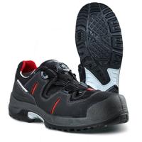 1708-42 Jalas 1708 Unisex Black, Grey, Red Aluminium Toe Capped Safety Shoes, UK 8, EU 42