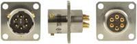 62gb-12e10-06pn416 Amphenol Limited, 62GB, Nickel Iron Alloy 6 Way Box Mount MIL Spec Circular Connector Receptacle, Pin Contacts,Shell