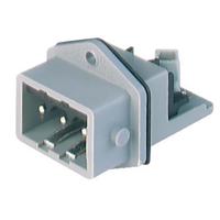 932145206-stasei-3-n-v0 Hirschmann, ST IP54 Grey Rear Mount 3 + PE Industrial Power Plug, Rated At 16A, 400 V