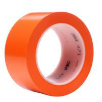 7000028854 3M 471 Orange PVC 1296in Hazard Tape, 0.13mm Thickness