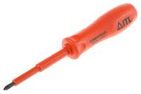 911-1130 ITL Insulated Tools Ltd Pozidriv Insulated Screwdriver, PZ1 Tip, 75 mm Blade, VDE/1000V, 152 mm Overall