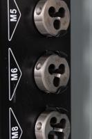 226-8889 RS PRO 32-Piece HSS Tap & Die Set, M3 - M12 Taps, M3 - M12 Dies