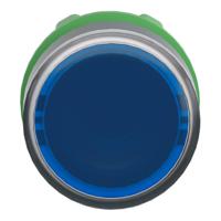 zb5aa68 Schneider Electric Harmony XB5 Series Blue Illuminated Spring Return Push Button Head, 22mm Cutout, IP66, IP67, IP69K