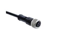 m12a-08bffm-sl8d01 Amphenol Industrial Industrial Circular Connector, 8 Contacts, Threaded, M12 Connector, Socket, Female, IP68, IP69K, M